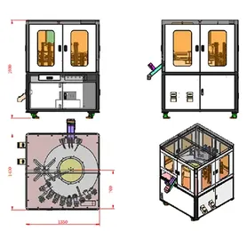 Button Vision Inspection Machine